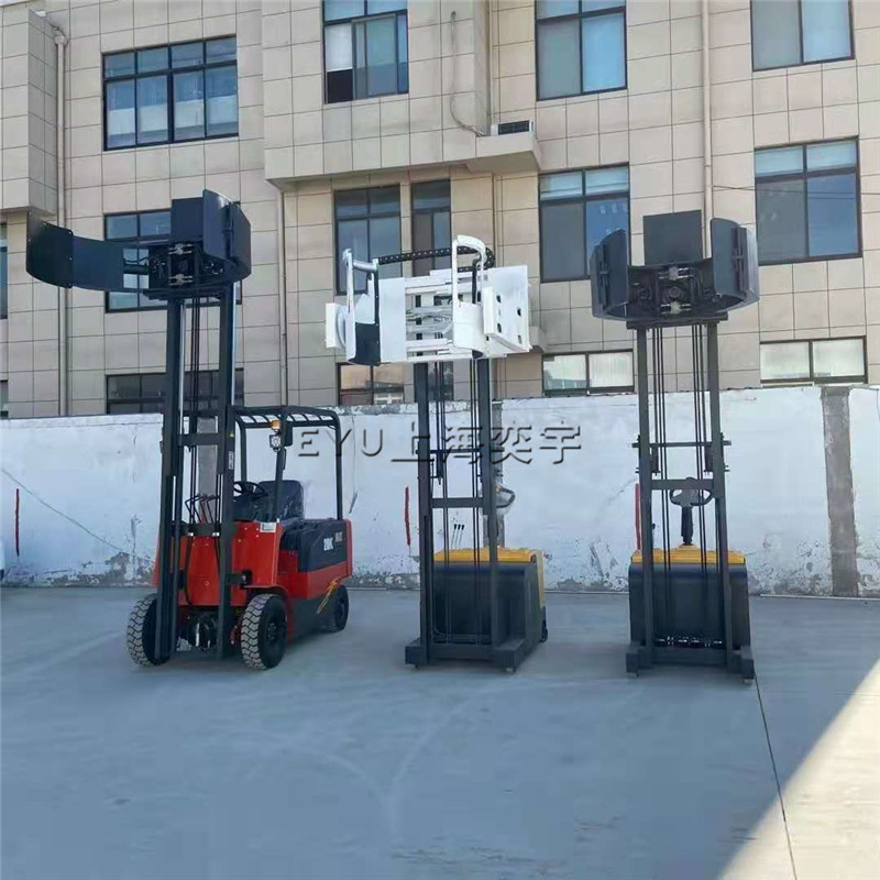 座駕式電動四輪紙卷夾抱機